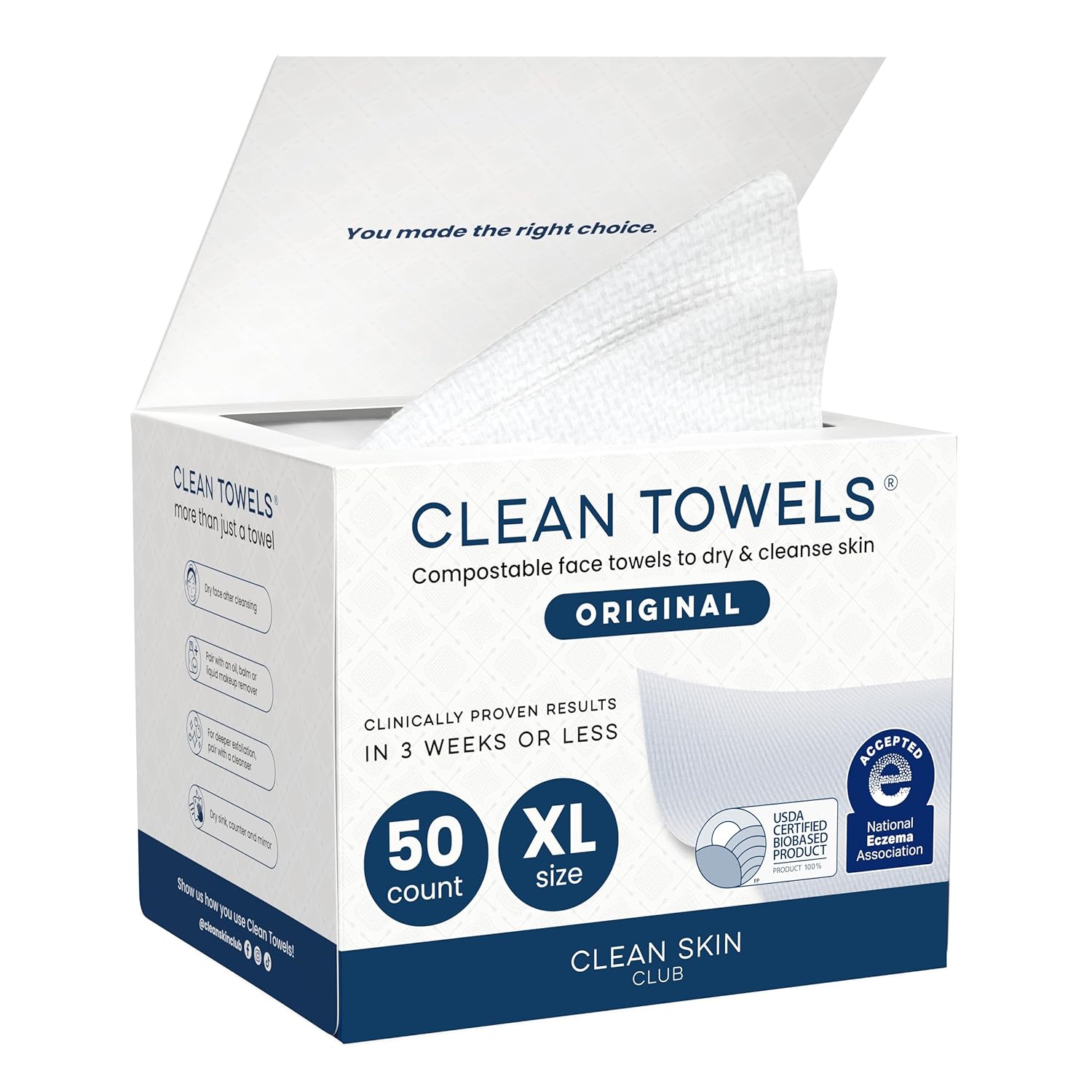 Ultra Soft Clean Face Towels